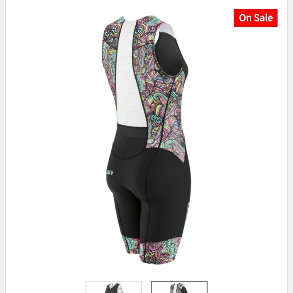 XS Garneau Carbon Tri-suit with padded bottom